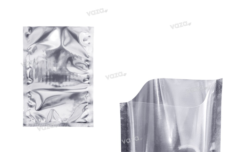 Σακουλάκια αλουμινίου 150x220 mm με δυνατότητα σφράγισης με θερμοκόλληση - 100 τμχ