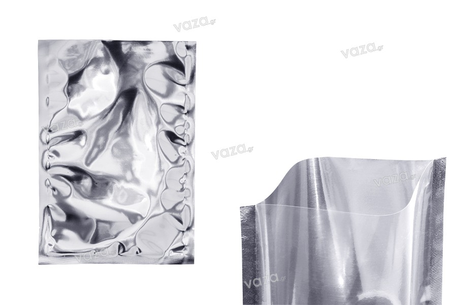 Σακουλάκια αλουμινίου 180x260 mm με δυνατότητα σφράγισης με θερμοκόλληση - 100 τμχ