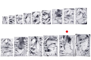 Aluminiumbeutel 220x300 mm mit der Möglichkeit der Heißsiegelung - 100 Stk-εικόνα_σύνθεση