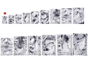 Qese alumini 50x70 mm me mundësi mbyllje me ngjitje termike - 100 copë                  -bildgruppe