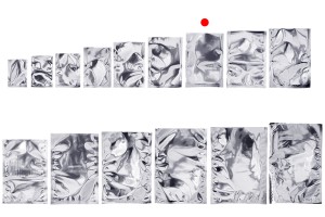 Qese alumini 110x160 mm  me mundësi mbyllje me ngjitje termike - 100 copë                  -bildgruppe