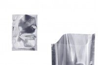 Heat sealable aluminum foil bag in size 110x160   mm - 100 pcs