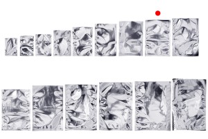 Aluminiumbeutel 120x170 mm mit der Möglichkeit der Heißsiegelung - 100 Stk-εικόνα_σύνθεση