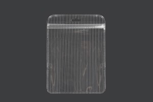 Sachets en plastique avec fermeture éclair 150 x 200 mm rayés, transparents de l'avant à l'arrière et eurohole - 100 pcs-1