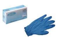 Gants jetables bleus en nitrile sans poudre, taille XLarge-paquet de 100 pièces