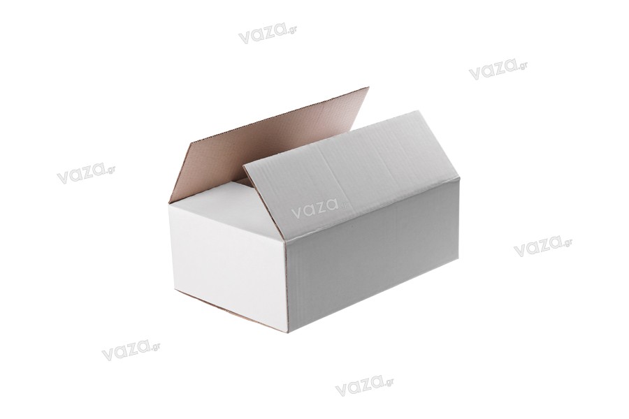 Carton box, white, 3-ply, 32,5x21x11,3 cm - 25 pcs