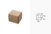 Karton 4x4x4cm braun - 5 Stk Karton 4x4x4cm braun - 5 Stk
