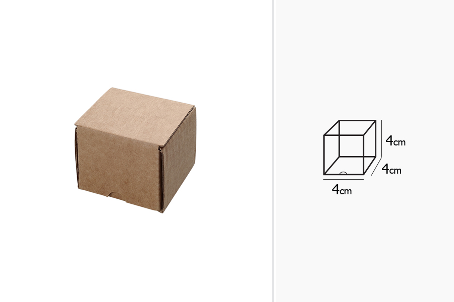 Karton 4x4x4cm braun - 5 Stk Karton 4x4x4cm braun - 5 Stk