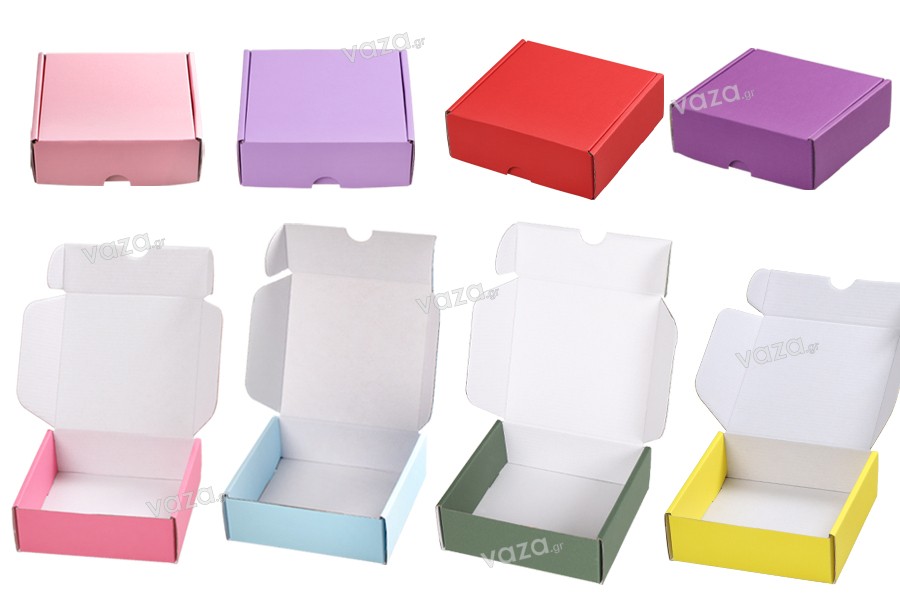 Κουτί συσκευασίας από χαρτί κραφτ 145x135x50 mm χωρίς παράθυρο - Συσκευασία 10 τμχ Κουτί συσκευασίας από χαρτί κραφτ 145x135x50 mm χωρίς παράθυρο - Συσκευασία 10 τμχ