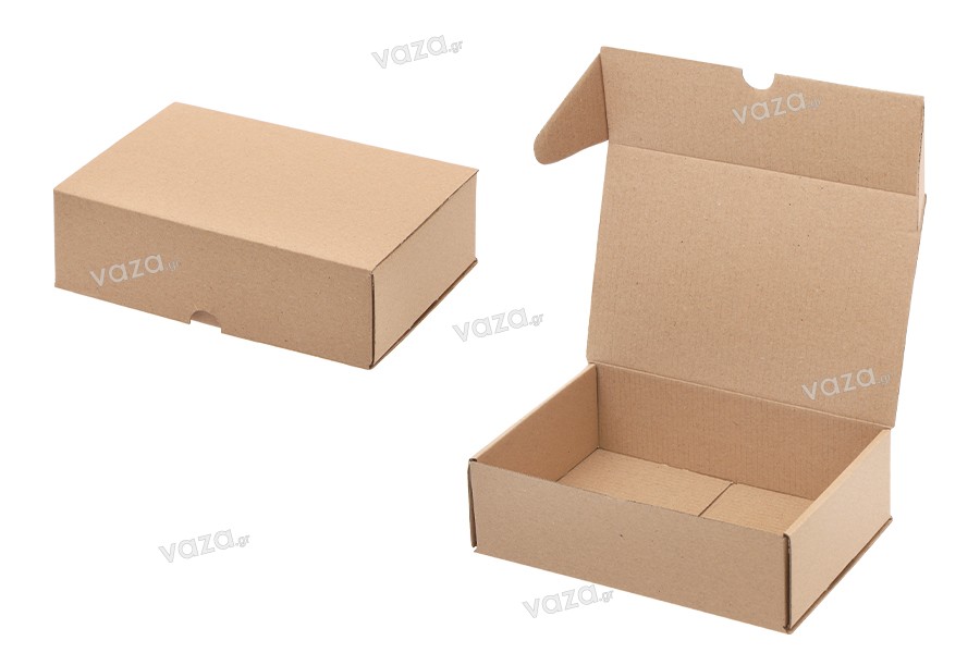 Scatola d'imballaggio in carta marrone 210x130x60 mm – 20 pz