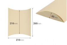 Κουτί δώρου 210x210x50 mm χάρτινο σε διάφορα χρώματα - 10 τμχ