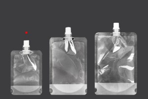 Busta con beccuccio tipo Doy Pack trasparente da 100 ml con tappo bianco – 50 pz-εικόνα_διαστάσεις