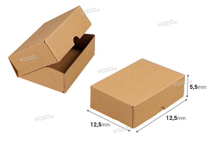 Carton 17x12,5x5,5 brown 3-sheet - 25 pcs