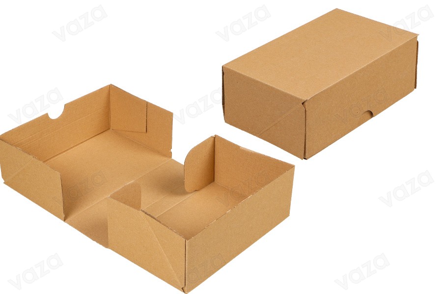 Karton 200x125x75 mm, 3-lagig, mit automatischer Montage (Nr. 40) – 25 Stück-produktbild