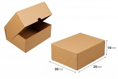 Carton 25x20x10 brown 3-sheet - 25 pcs