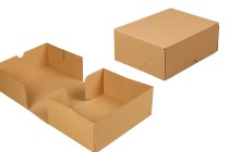 Cardboard box 250x200x100 mm 3-layer with automatic assembly (No 70) - 25 pcs-εικόνα_προϊοντική