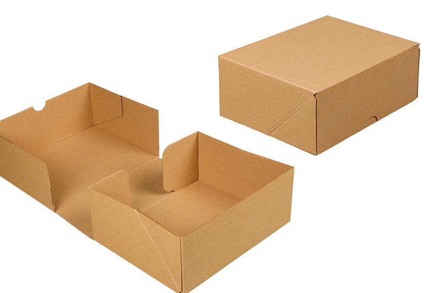 Cardboard box 250x200x100 mm 3-layer with automatic assembly (No 70) - 25 pcs-εικόνα_προϊοντική