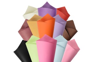 Papier cadeau MAT de 50 x 70 cm en différentes couleurs - 25 pcs-2