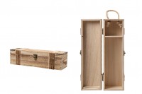Wooden wine storage case