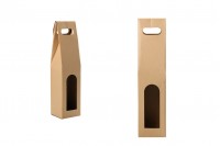 Paper packaging-kraft bag for wine bottle