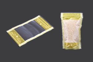 Sachets de type Doypack 120 x 35 x 200 mm transparents avec fermeture zip et possibilité de thermoscellage - 50 pcs-4
