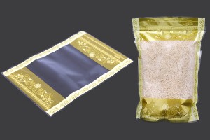 Sacchetti tipo Doy Pack 180x40x260 mm trasparenti con chiusura a zip e e sigillabili con termosaldatura- 50 pz-εικόνα_σύνθεση