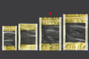 Doy Pack Beutel 160x40x240 mm transparent mit Reißverschluss und Möglichkeit zum Versiegeln mit Heißsiegeln - 50 Stück-εικόνα_σύνθεση