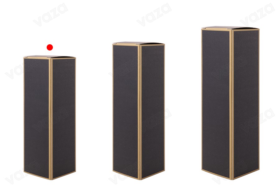 Karton 38x38x106mm mit Goldrand - 20 Stk Karton 38x38x106mm mit Goldrand - 20 Stk-εικόνα_σύνθεση