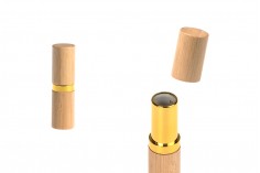 Bamboo case lip stick - 6 pcs