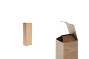 Χάρτινο κουτάκι με τύπωμα σχέδιο "ξύλου" 30x30x100 - 50 τμχ