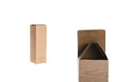 Paper box in printed wood-like pattern, size 39x39x120 mm - 50 pcs