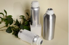 Bottiglia in alluminio da 1000 ml con tappo di sicurezza per essenze, profumi e soluzioni alcoliche