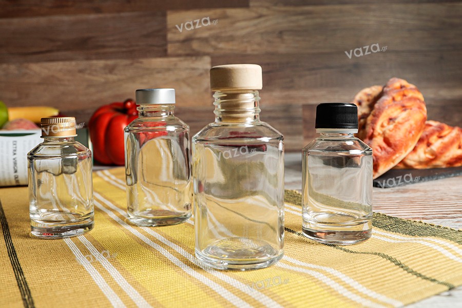 100ml cylindrical glass bottle