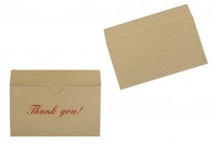 Printed receipt holder (print is in English) - available in a package with 100 pcs