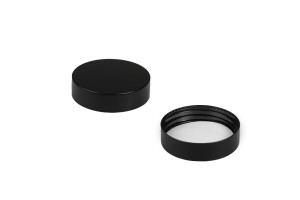 Kunststoffdeckel in mattschwarzer Farbe mit Innendichtung-εικόνα_προϊοντική