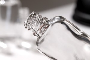 Flacon en verre transparent, forme ovale (PP18) de 50 ml pour huiles essentielles-5