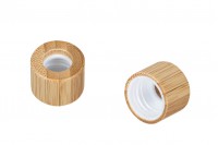 Plastic ring with wood coating for 5 to 100 ml droppers