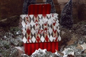 Boîte cadeau de Noël avec poignée 120 x 100 x 140 mm - 25 pcs-9