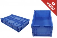 Collapsable box 650x435x310 mm in blue color