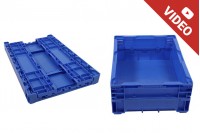 Collapsable box 435x325x160 mm in blue color