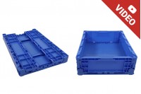 Collapsable box 550x365x110 mm in blue color