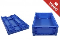 Collapsable box 550x365x160 mm in blue color