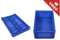 Collapsable box 550x365x210 mm in blue color