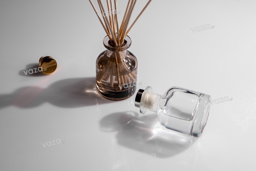 Transparent 150ml glass diffuser bottle 
