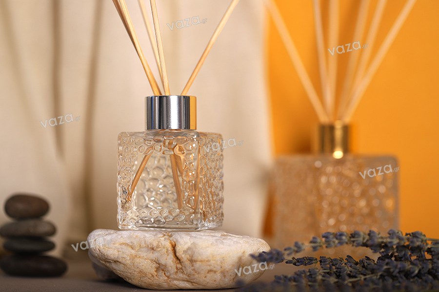 Glass squared bottle 100 ml (PP 28) for reed diffuser