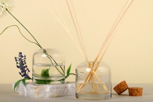 Vaso decorativo in vetro da 250 ml per diffusore a bastoncini o fiori-εικόνα_σύνθεση