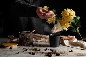 Teebeutel 75x90mm mit Karte ohne Aufdruck - 100 Stk-εικόνα_σύνθεση