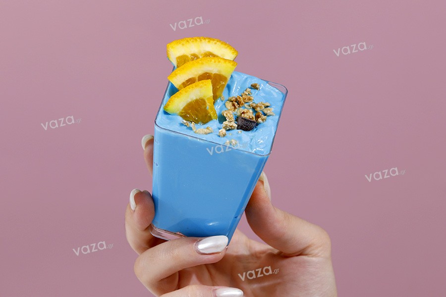 Cup (bowl) 150 ml square for sweets - 25 pcs