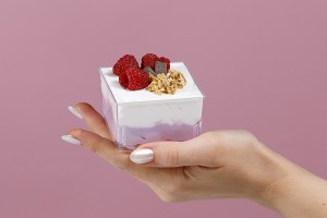 Cup (bowl) 150 ml in square shape for sweets - 25 pcs-3