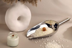 Stainless steel scoop - length 30,8 cm-εικόνα_διαστάσεις